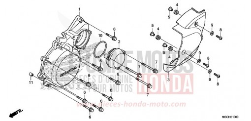 KURBELGEHAEUSEDECKEL, L. CB1100NAH de 2017